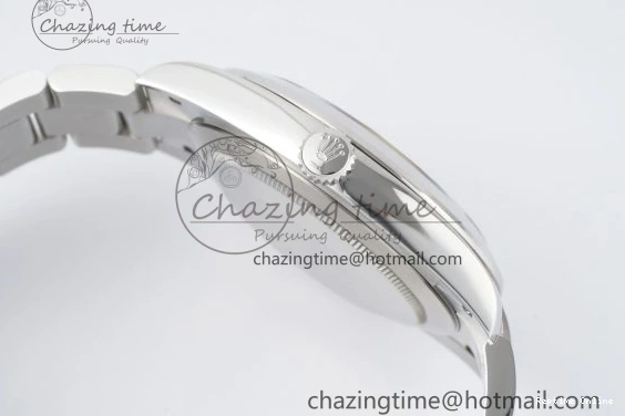 1227 DateJust 41 SS Polished Bezel KING 1:1 Best Edition 904L Steel Silver Stick Dial on Oyster Bracelet VR Flexible 2167